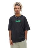 T-shirt nera con stampa - Nero - CROPP - small1