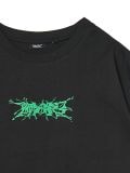 T-shirt nera con stampa - Nero - CROPP - small3