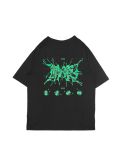 T-shirt nera con stampa - Nero - CROPP - small6