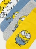 Confezione da 5 paia di calze Minions - Multicolore - CROPP - small2