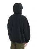 Polarowa bluza z kapturem i kominiarką ADU.LTD - czarny - CROPP - small2