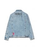 Kurtka jeansowa z nadrukami - niebieski - CROPP - small5
