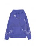 Fioletowa bluza z kapturem i motywem płomieni - fioletowy - CROPP - small2
