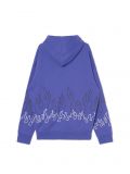 Fioletowa bluza z kapturem i motywem płomieni - fioletowy - CROPP - small6