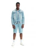 Kurtka jeansowa z efektem sprania - niebieski - CROPP - small4