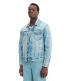Kurtka jeansowa z efektem sprania - niebieski - CROPP - small5