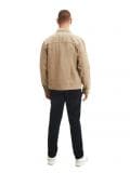 Beżowa kurtka jeansowa trucker - beżowy - CROPP - small4