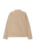Beżowa kurtka jeansowa trucker - beżowy - CROPP - small6