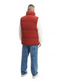 Czerwona pikowana kamizelka puffer - kasztanowy - CROPP - small4
