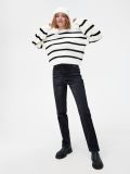 Sweter w paski - kremowy - CROPP - small2