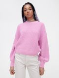 Felpa oversize - rosa pastello - CROPP - small2