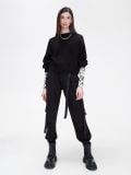Czarny sweter oversize - czarny - CROPP - small1