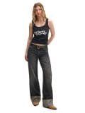Top na naramnice My Chemical Romance - črna - CROPP - small3