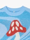 Sweter oversize ze wzorem - błękitny - CROPP - small5