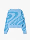 Sweter oversize ze wzorem - błękitny - CROPP - small6