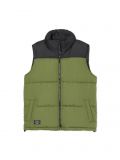 Zielono-czarna pikowana kamizelka - zielony - CROPP - small4