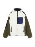 Multikolorowa bluza sherpa - beżowy - CROPP - small1