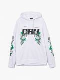 Biała bluza z kapturem i nadrukiem - biały - CROPP - small4