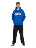 Niebieska bluza z kapturem - niebieski - CROPP - small1