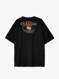 Czarny t-shirt z nadrukiem - czarny - CROPP - small6