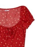 Virágos midi ruha - piros - CROPP - small5