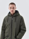 Palton cu glugă - verde-oliv - CROPP - small2
