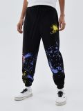 Joggery z nadrukiem all over - czarny - CROPP - small2