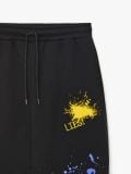 Joggery z nadrukiem all over - czarny - CROPP - small5