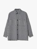 Koszula w pepitkę - czarny - CROPP - small4