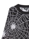 Czarny sweter z pajęczyną - czarny - CROPP - small5