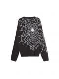 Czarny sweter z pajęczyną - czarny - CROPP - small6
