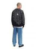 Czarny sweter z pajęczyną - czarny - CROPP - small3