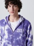 Hanorac cu efect tie-dye - lavand - CROPP - small1