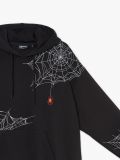 Bluza z kapturem z motywem pajęczyn - czarny - CROPP - small6