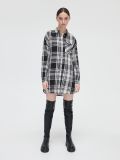 Rochie tip cămașă ecosez - negru - CROPP - small2