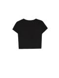 Camiseta negra con estampado - Negro - CROPP - small3