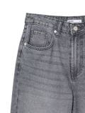Szare jeansy mom z wysokim stanem - szary - CROPP - small5