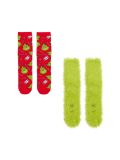 Set de 2 perechi de șosete de Crăciun Grinch - verde - CROPP - small1
