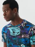 Wzorzysty T-shirt - fioletowy - CROPP - small2