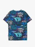 Wzorzysty T-shirt - fioletowy - CROPP - small6
