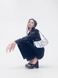 Srebrna torebka na ramię - srebrny - CROPP - small1
