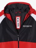 Czerwono-czarna kurtka z kapturem - czerwony - CROPP - small5