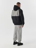 Czarno-szara kurtka z kapturem - czarny - CROPP - small4