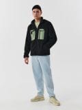 Czarna polarowa bluza - czarny - CROPP - small1