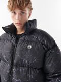 Czarna pikowana kurtka - czarny - CROPP - small3