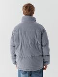 Zimowa kurtka puffer - surowy granatowy - CROPP - small4