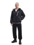 Wzorzysta kurtka z kapturem - czarny - CROPP - small3