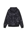 Wzorzysta kurtka z kapturem - czarny - CROPP - small6