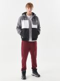 Trójkolorowa kurtka - szary - CROPP - small1
