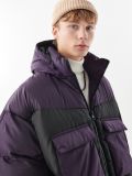 Kapuutsiga tepitud jope - pruun - CROPP - small1